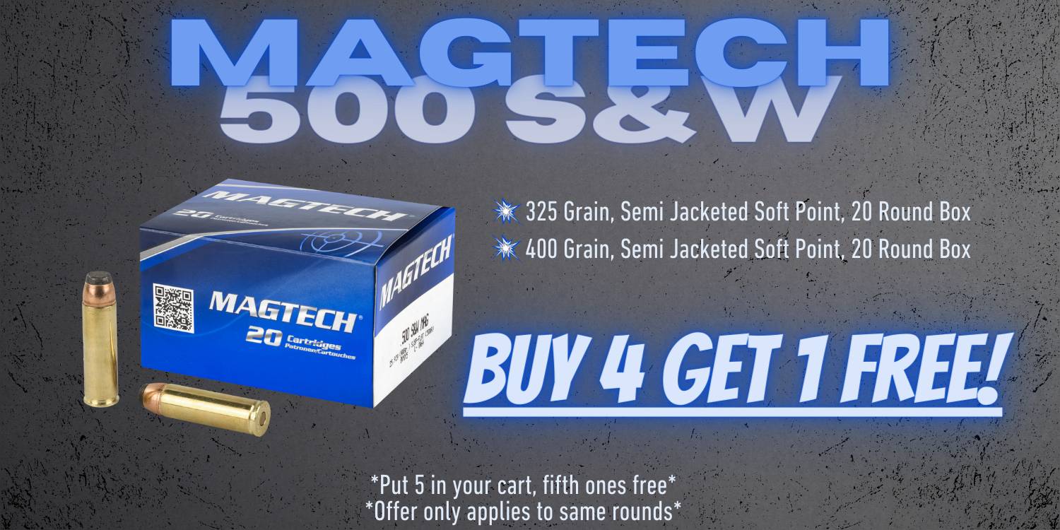 Magtech 500S&W Buy 4 get 1