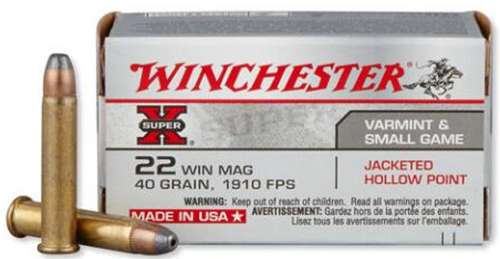Winchester Super-X 22 Mag 40 grain Ammo-img-1